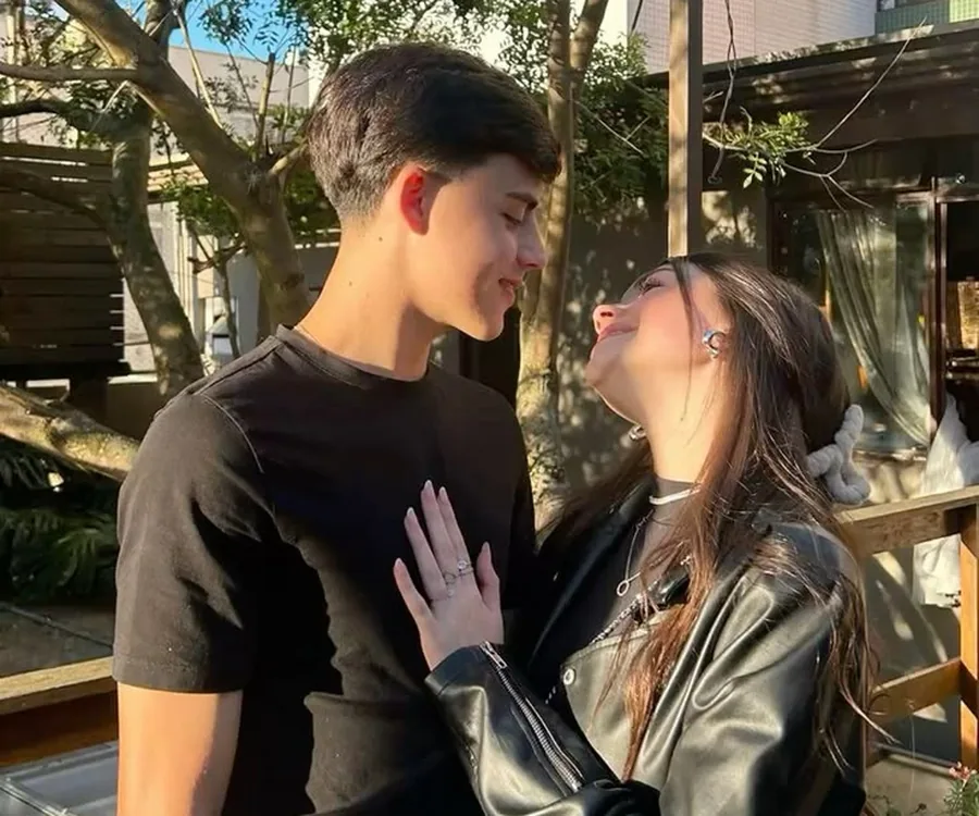 Alex M. with his partner